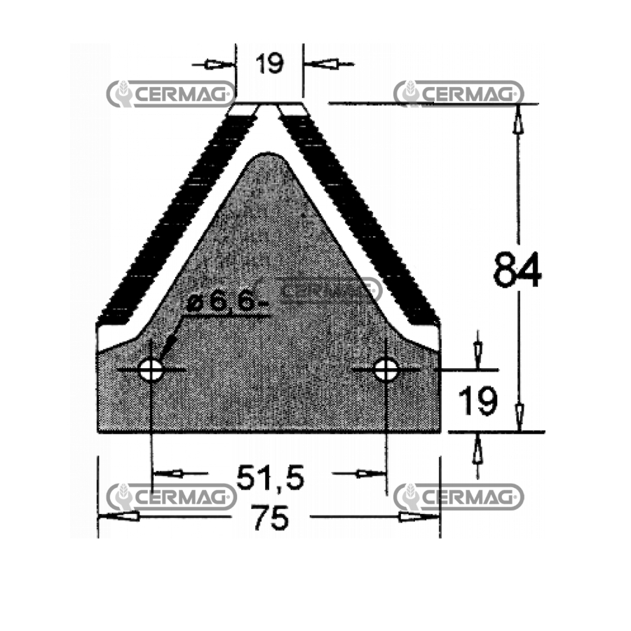 Nož kose Claas 9090