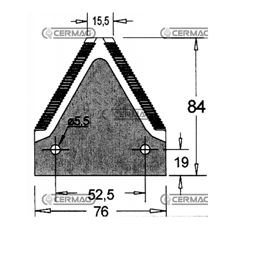 Nož kose New Holand 5556