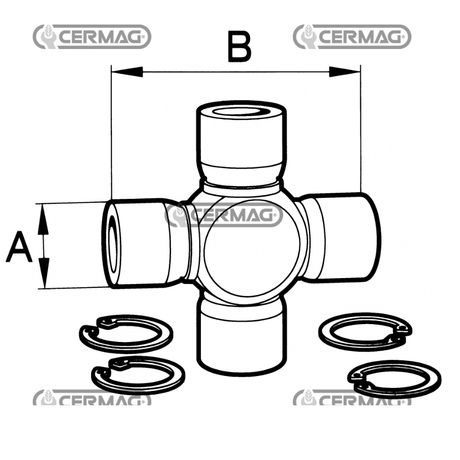 Krst kardana By-Py  41x108     8934