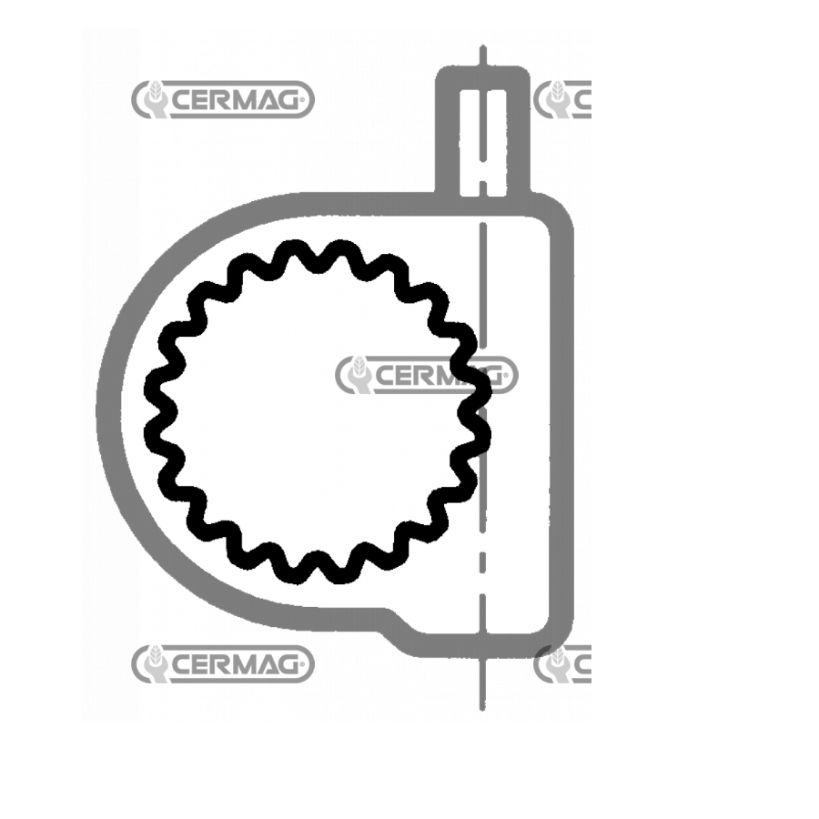 Vila kardana W2300  1''3/8   Z=21    14016