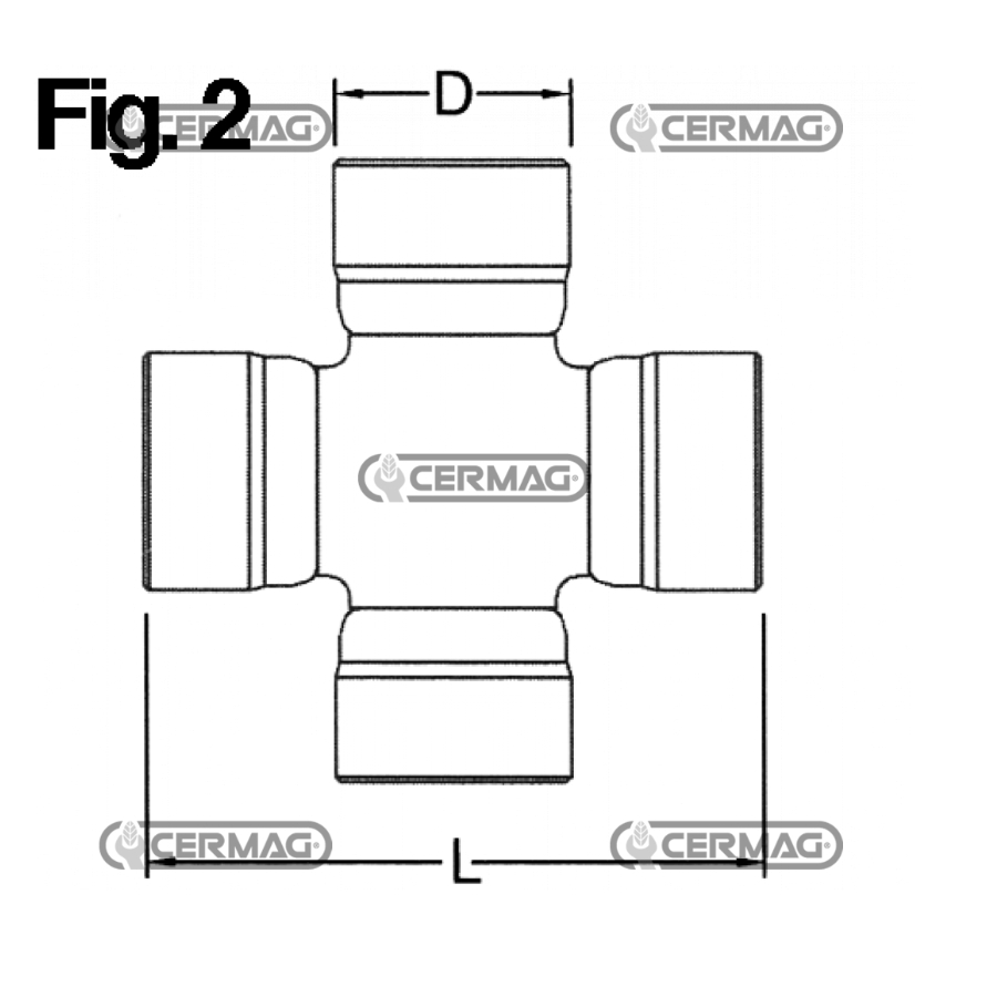 Krst kardana 30.17x82    1318