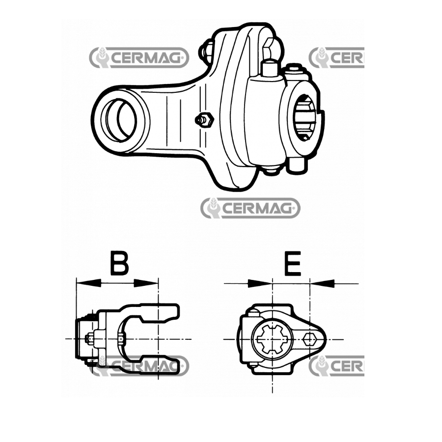 Vila kardana za KK 35x106.5 1.3/4''2.20       17769